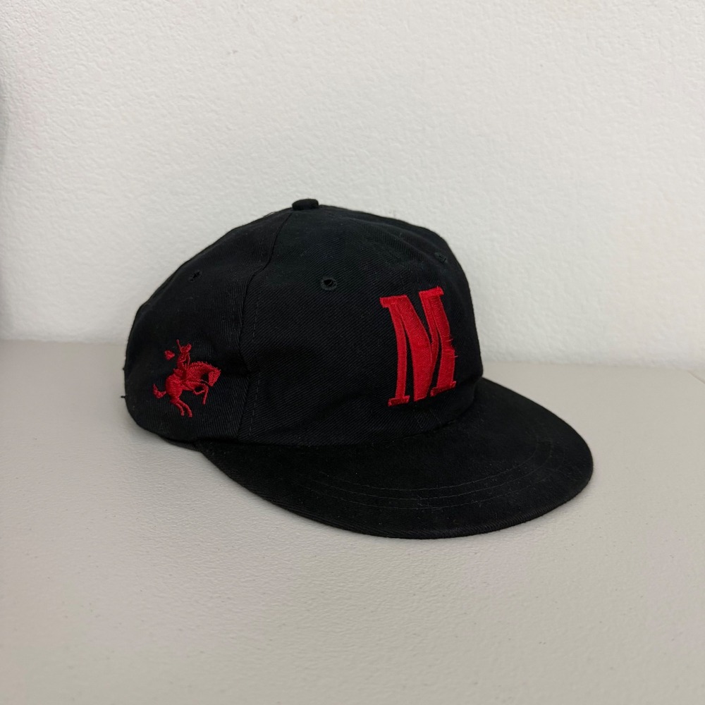 Marlboro Adventure Team Baseball Cap Mens OSFA Black Vintage Embroidered Hat
